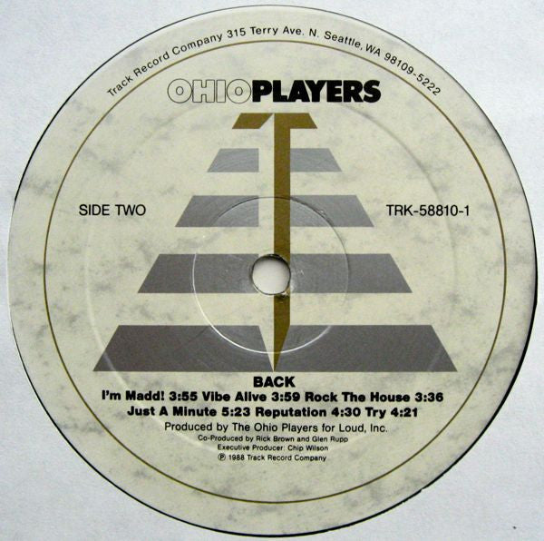 Ohio Players - Back (Vinyl, LP, Album) Good Plus (G+) / Very Good (VG)