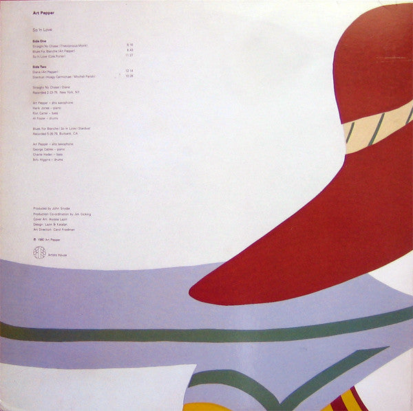 Art Pepper - So In Love (Vinyl, LP, Album)