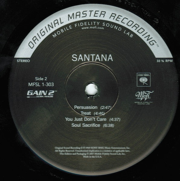 Santana - Santana (Vinyl, LP, Album, Limited Edition, Numbered, Reissue, Remastered, Stereo) Very Good Plus (VG+) / Near Mint (NM or M-)