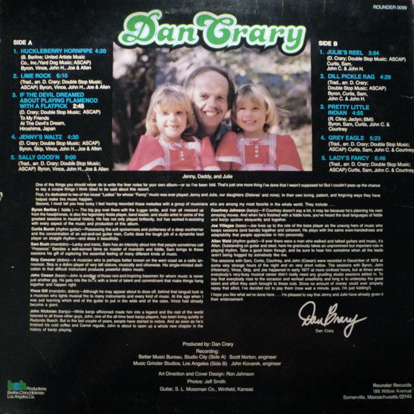Dan Crary - Lady's Fancy (Vinyl, LP, Album) Very Good (VG) / Very Good Plus (VG+)