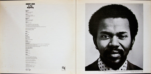 Hubert Laws - In The Beginning (2xVinyl, LP, Album) Near Mint (NM or M-) / Good Plus (G+)