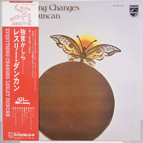 Lesley Duncan - Everything Changes (Vinyl, LP, Album) Very Good Plus (VG+) / Very Good (VG)