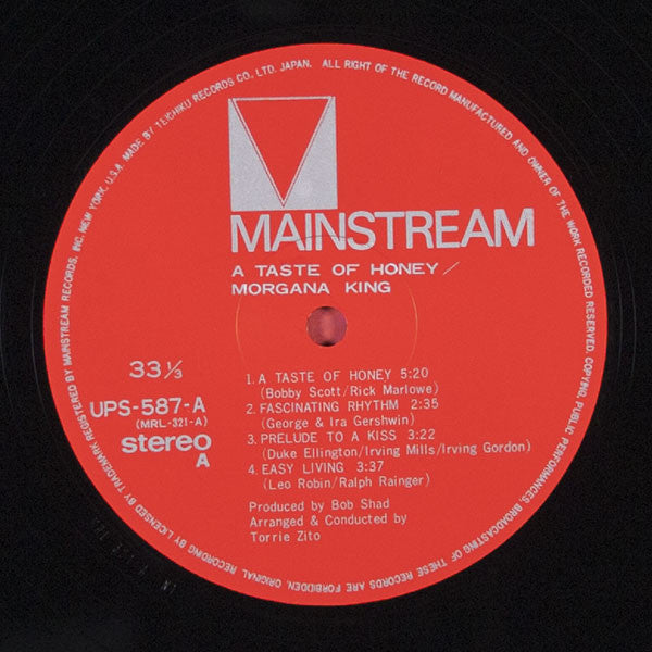 Morgana King - A Taste Of Honey (Vinyl, LP, Compilation, Stereo) Very Good (VG) / Very Good (VG)