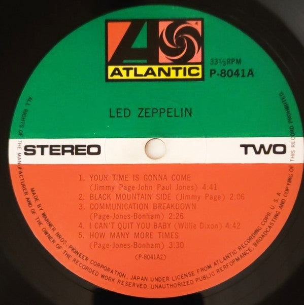 Led Zeppelin - Led Zeppelin (Vinyl, LP, Album, Reissue, Stereo) Very Good (VG) / Very Good (VG)