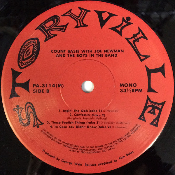 Count Basie - And The Boys In The Band (Vinyl, LP, Album, Reissue, Mono) Very Good (VG) / Very Good (VG)