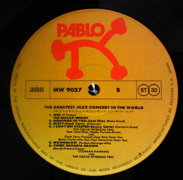 Various - The Greatest Jazz Concert In The World (4xBox Set, Vinyl, LP, Album, Reissue) Good Plus (G+) / Good Plus (G+)