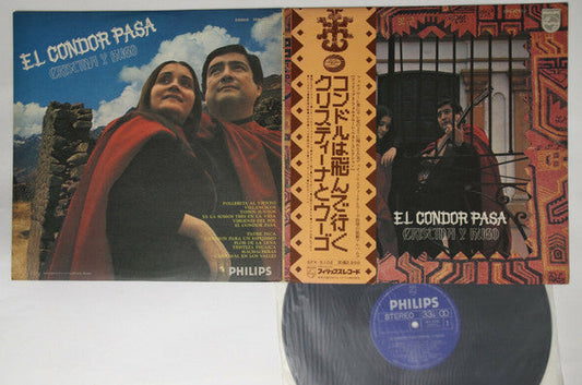 Cristina Y Hugo - El Condor Pasa (Vinyl, LP, Compilation, Stereo) Very Good (VG) / Very Good Plus (VG+)