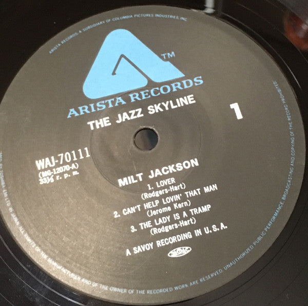 Milt Jackson - The Jazz Skyline (Vinyl, LP, Album, Reissue) Near Mint (NM or M-) / Very Good Plus (VG+)