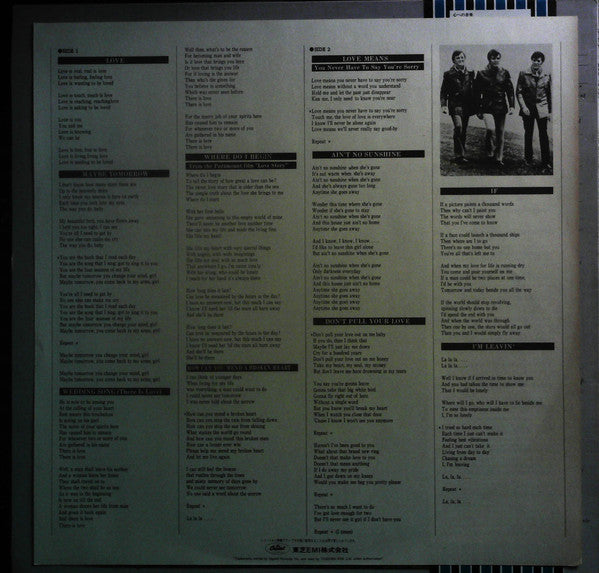 The Lettermen - Love Book (Vinyl, LP, Album, Reissue) Very Good Plus (VG+) / Very Good Plus (VG+)