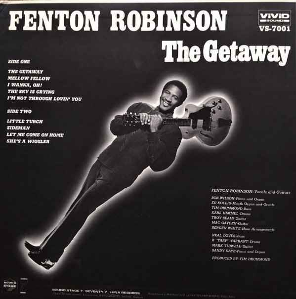 Fenton Robinson - The Getaway (Vinyl, LP, Album, Reissue, Stereo) Very Good (VG) / Very Good (VG)