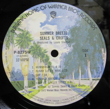 Seals & Crofts - Summer Breeze (Vinyl, LP, Album, Repress)