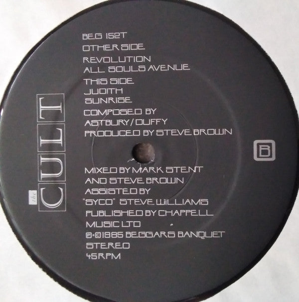 The Cult - Revolution E.P. (Vinyl, 12", 45 RPM, EP) Very Good (VG) / Very Good Plus (VG+)