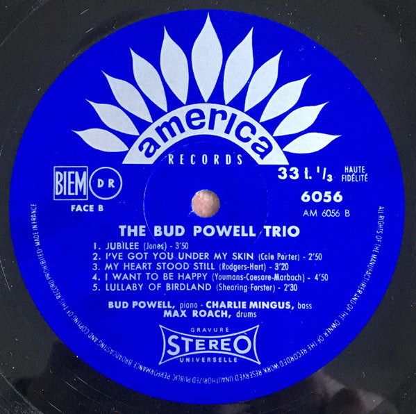 The Bud Powell Trio - The Bud Powell Trio (Vinyl, LP, Album, Reissue) Very Good (VG) / Good (G)