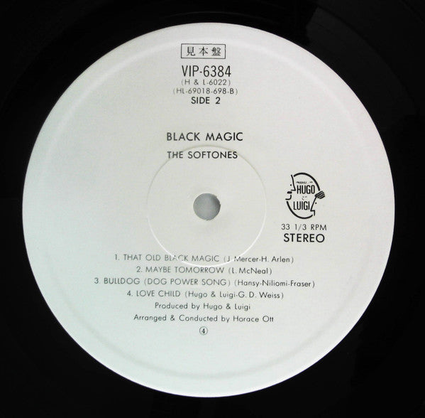 The Softones - Black Magic (Vinyl, LP, Promo) Near Mint (NM or M-) / Very Good (VG)