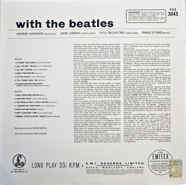 The Beatles - With The Beatles (Vinyl, LP, Album, Reissue, Remastered, Stereo) Mint (M) / Mint (M)