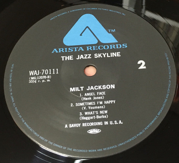 Milt Jackson - The Jazz Skyline (Vinyl, LP, Album, Reissue) Near Mint (NM or M-) / Very Good Plus (VG+)