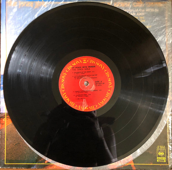 The Jones Girls - At Peace With Woman (Vinyl, LP, Album) Good Plus (G+) / Very Good (VG)