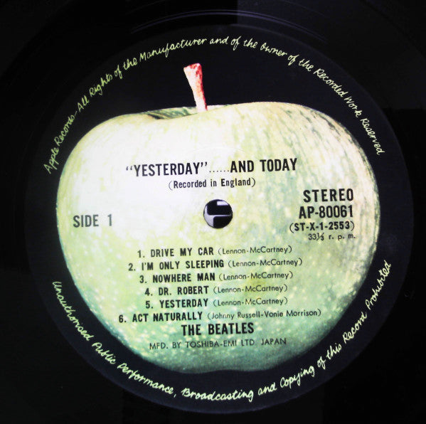 The Beatles - "Yesterday"...... And Today (Vinyl, LP, Album, Compilation, Reissue, Stereo) Very Good Plus (VG+) / Very Good (VG)