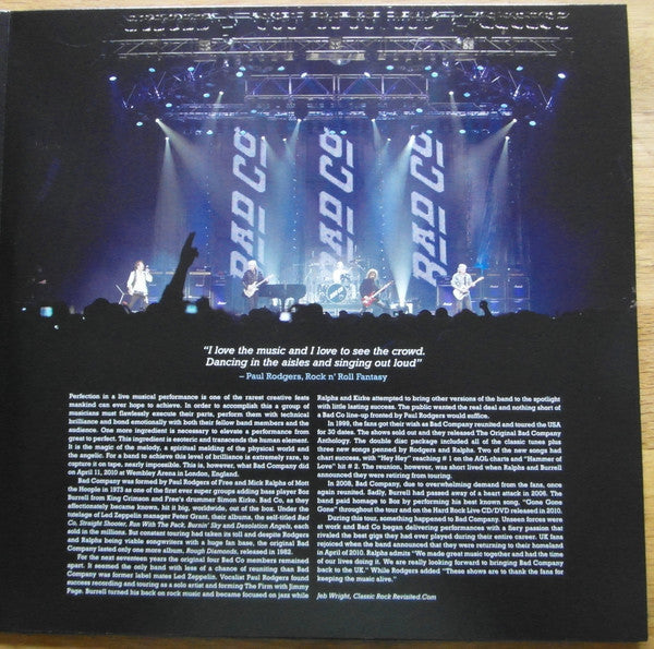 Bad Company (3) - Live At Wembley (2xLP, Album, Album, Limited Edition, Numbered, Reissue) - Very Good Plus (VG+) / Very Good Plus (VG+)