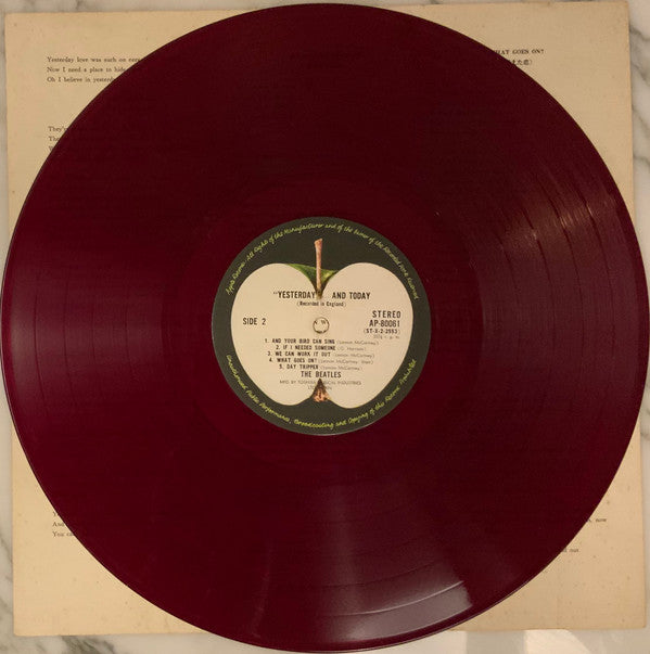 The Beatles - "Yesterday"...... And Today (Vinyl, LP, Album, Compilation, Reissue, Stereo) Good Plus (G+) / Very Good (VG)