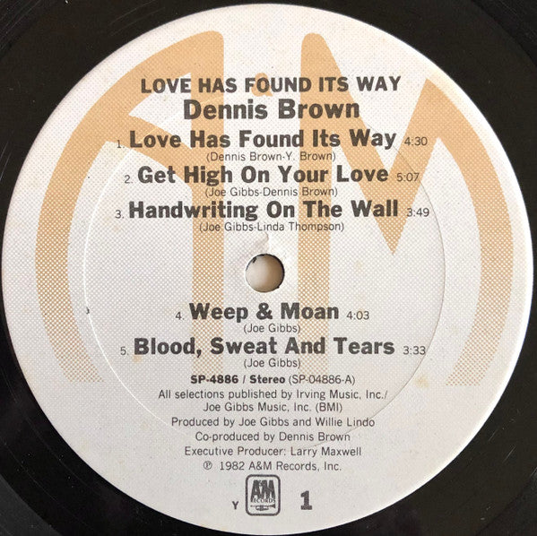 Dennis Brown - Love Has Found Its Way (Vinyl, LP, Album, Stereo)