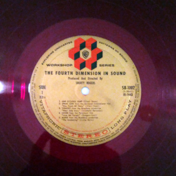 Shorty Rogers - The Fourth Dimension In Sound (Vinyl, LP, Album, Stereo) Good Plus (G+) / Good (G)