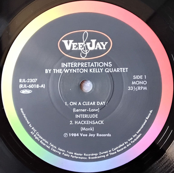 The Wynton Kelly Quartet - Interpretations By The Wynton Kelly Quartet (2xVinyl, LP, Album, Reissue, Mono) Very Good Plus (VG+) / Very Good Plus (VG+)