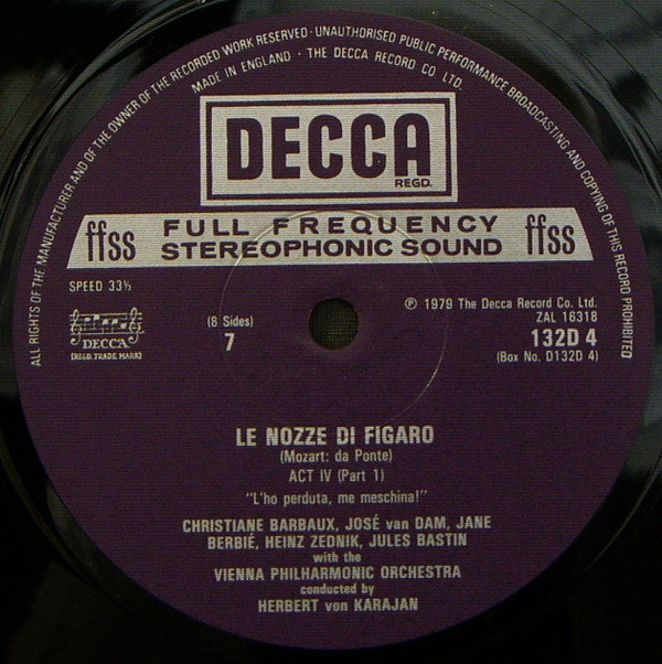 Wolfgang Amadeus Mozart - Le Nozze Di Figaro (Vinyl, Box Set, LP, A...