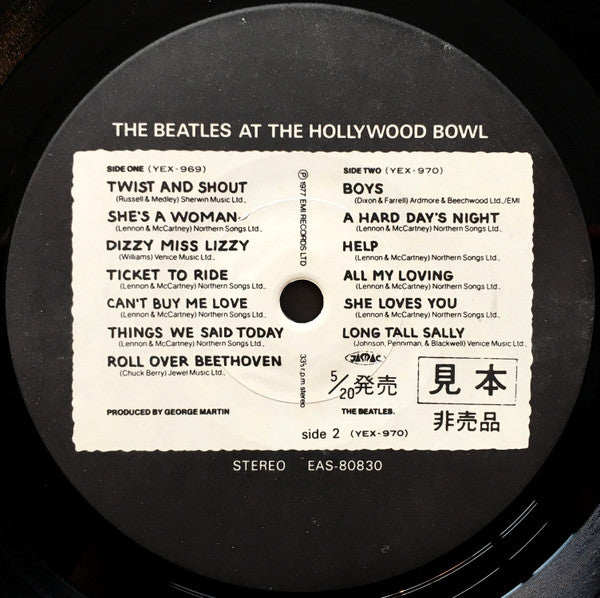 The Beatles - The Beatles At The Hollywood Bowl (Vinyl, LP, Album, Promo) Near Mint (NM or M-) / Very Good Plus (VG+)