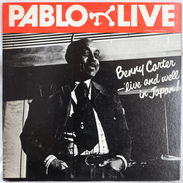 Benny Carter - Live And Well In Japan! (Vinyl, LP, Album, Promo) Very Good Plus (VG+) / Very Good Plus (VG+)