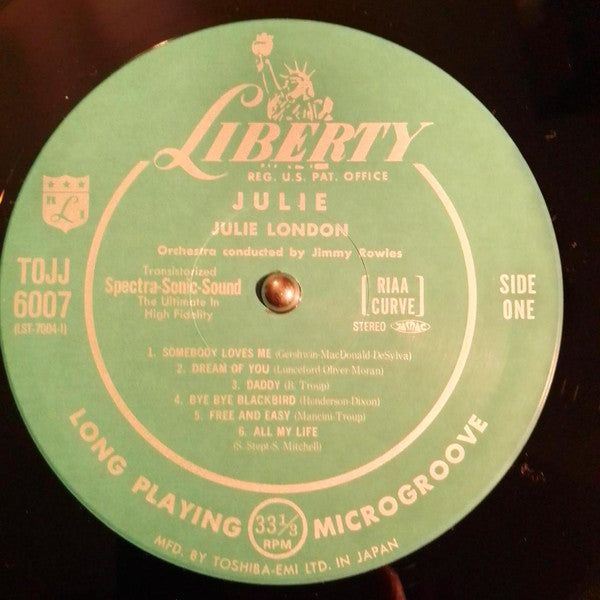 Julie London - Julie London - with the Jimmy Rowls Orchestra (Vinyl, LP, Album, Stereo) Very Good Plus (VG+) / Very Good Plus (VG+)