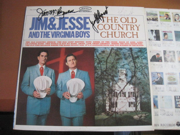 Jim & Jesse And The Virginia Boys - The Old Country Church (Vinyl, LP, Stereo) Very Good (VG) / Very Good (VG)