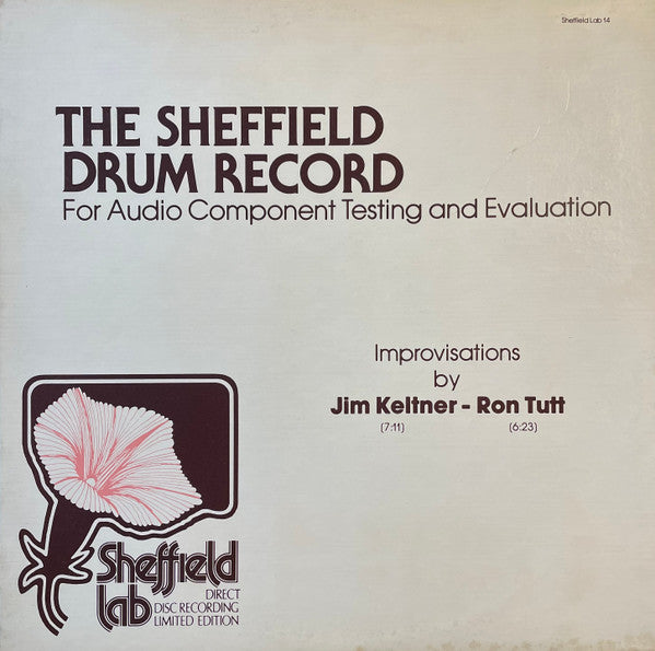 Jim Keltner - The Sheffield Drum Record (Vinyl, 12", 33 ⅓ RPM, Limited Edition, Stereo) Very Good (VG) / Good Plus (G+)