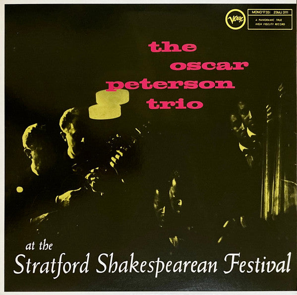 The Oscar Peterson Trio - At The Stratford Shakespearean Festival (Vinyl, LP, Reissue, Mono) Very Good Plus (VG+) / Good Plus (G+)