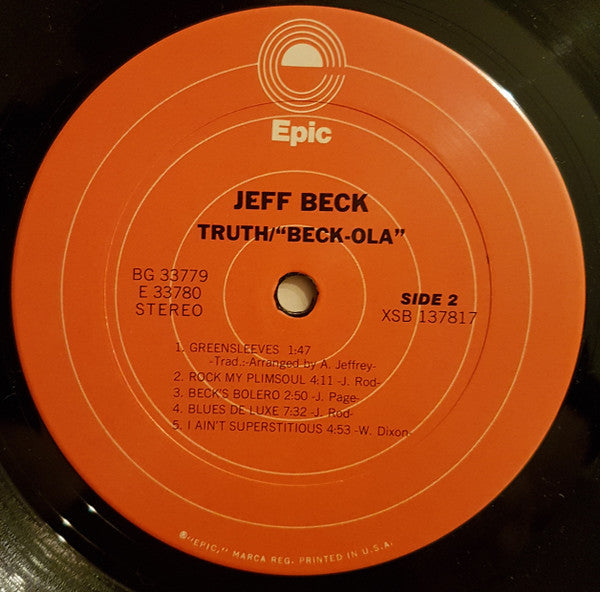 Jeff Beck - Truth/Beck-ola (Vinyl, LP, Compilation)