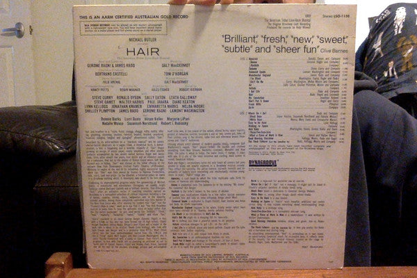 Various - Hair - The American Tribal Love-Rock Musical (The Original Broadway Cast Recording) (Vinyl, LP, Album, Reissue, Stereo) Very Good (VG) / Very Good (VG)