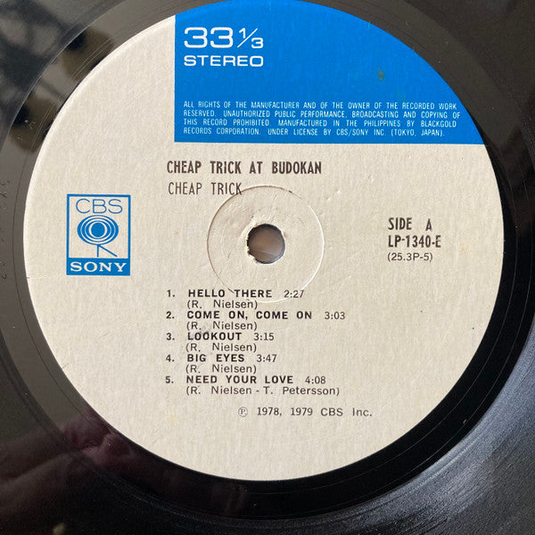 Cheap Trick - Cheap Trick At Budokan (Vinyl, LP, Album) Very Good Plus (VG+) / Very Good Plus (VG+)