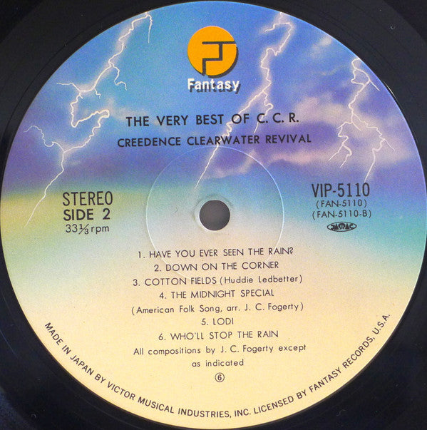 Creedence Clearwater Revival - The Very Best Of C.C.R. (Vinyl, LP, Compilation) Very Good Plus (VG+) / Very Good Plus (VG+)