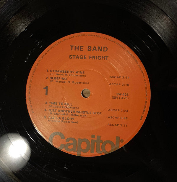The Band - Stage Fright (Vinyl, LP, Album, Reissue) Very Good Plus (VG+) / Near Mint (NM or M-)