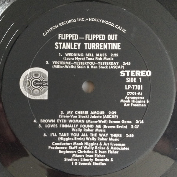 Stanley Turrentine - Flipped - Flipped Out (Vinyl, LP, Album, Stereo) Very Good (VG) / Very Good (VG)