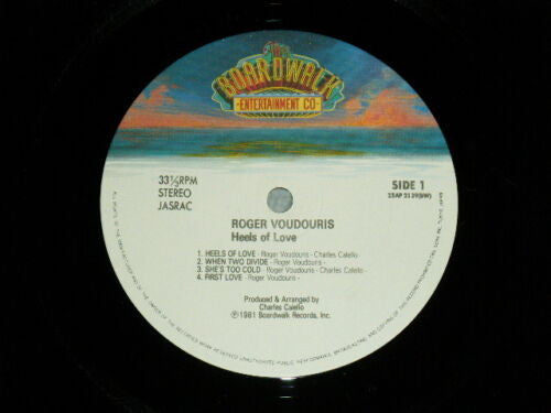 Roger Voudouris - On The Heels Of Love (Vinyl, LP, Album) Near Mint (NM or M-) / Good Plus (G+)