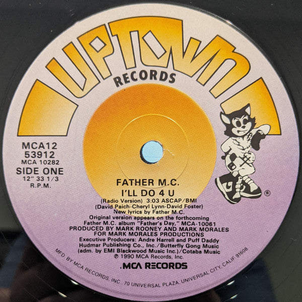 Father MC - I'll Do 4 U (Vinyl, 12", 33 ⅓ RPM, Single, Reissue) Very Good Plus (VG+) / Generic