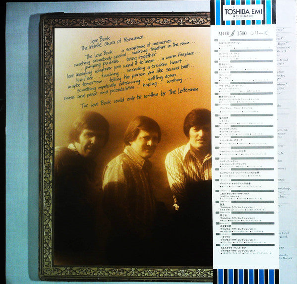 The Lettermen - Love Book (Vinyl, LP, Album, Reissue) Very Good Plus (VG+) / Very Good Plus (VG+)