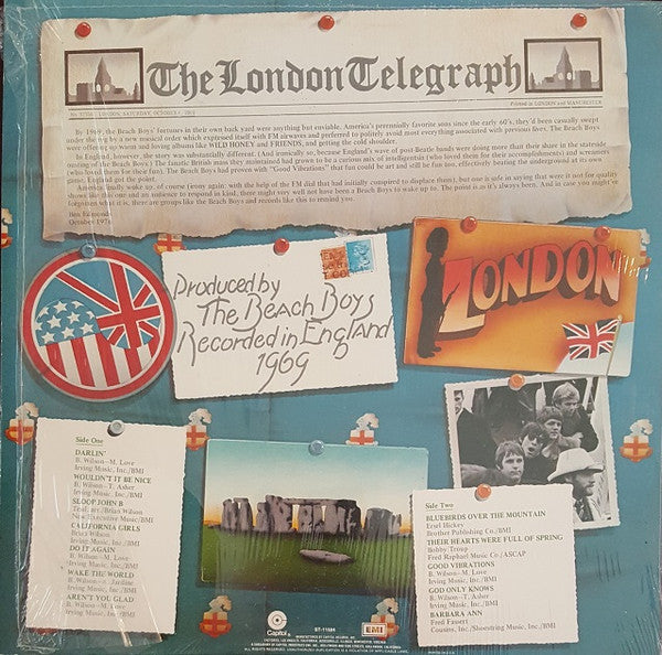 The Beach Boys - Beach Boys '69 (The Beach Boys Live In London) (Vinyl, LP, Album, Reissue) Very Good Plus (VG+) / Very Good (VG)