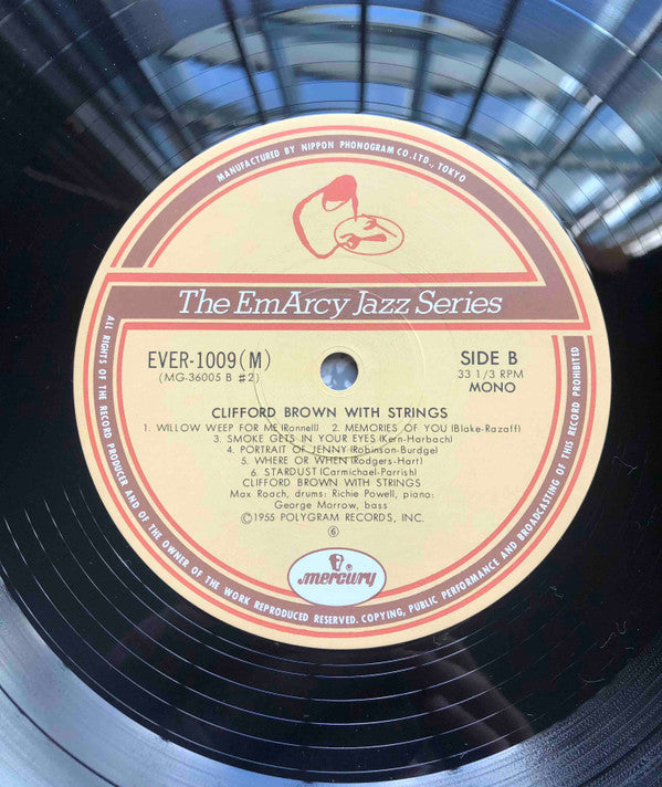 Clifford Brown - Clifford Brown With Strings (Vinyl, LP, Album, Mono) Very Good Plus (VG+) / Very Good (VG)