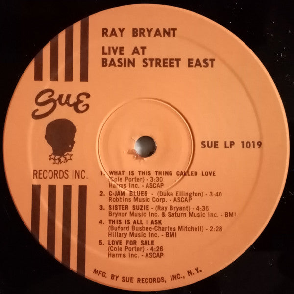 Ray Bryant - Live At Basin Street East (Vinyl, LP) Very Good Plus (VG+) / Very Good Plus (VG+)