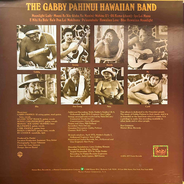 The Gabby Pahinui Hawaiian Band - The Gabby Pahinui Hawaiian Band Vol. 1 (Vinyl, LP, Album, Reissue) Near Mint (NM or M-) / Very Good Plus (VG+)