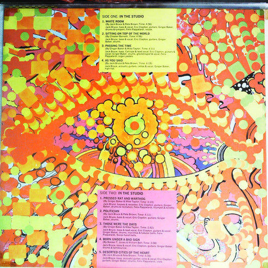 Cream (2) - Wheels Of Fire (2xVinyl, LP, Album) Near Mint (NM or M-) / Good Plus (G+)