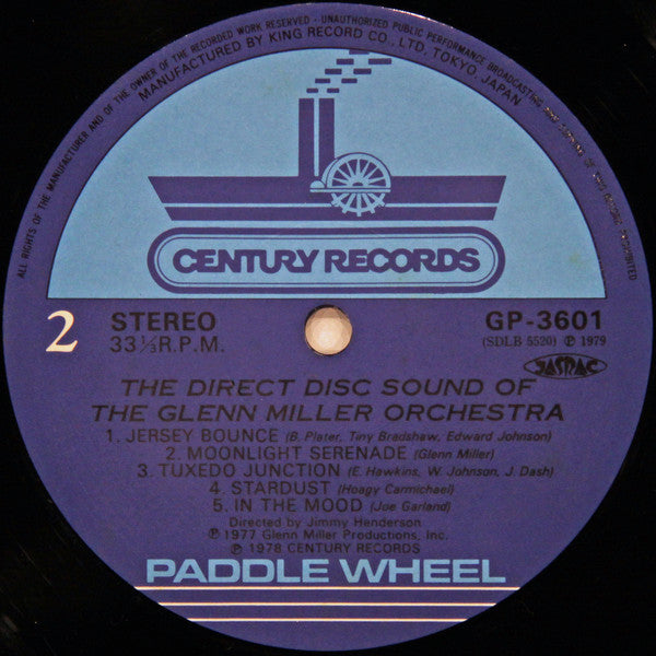 The Glenn Miller Orchestra - The Direct Disc Sound Of The Glenn Miller Orchestra (Vinyl, LP, Limited Edition, Stereo) Very Good Plus (VG+) / Very Good Plus (VG+)