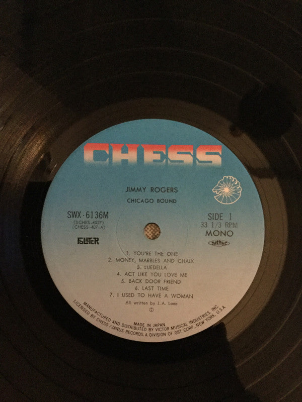 Jimmy Rogers - Chicago Bound (Vinyl, LP, Compilation, Mono) Very Good Plus (VG+) / Very Good Plus (VG+)